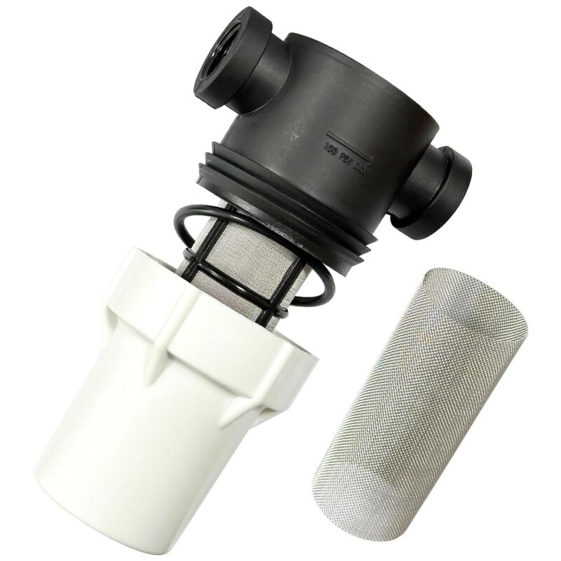 Water Pump Filter3/4'' Interface Equipped with40&80Mesh Stainless Steel Filters