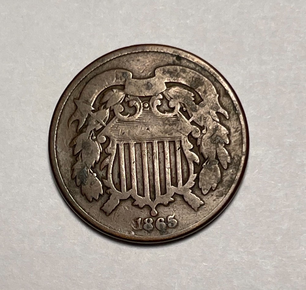 1865 2C (#17007) VG.