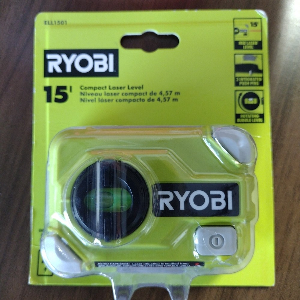 RYOBI 15' Compact Laser Level ELL1501