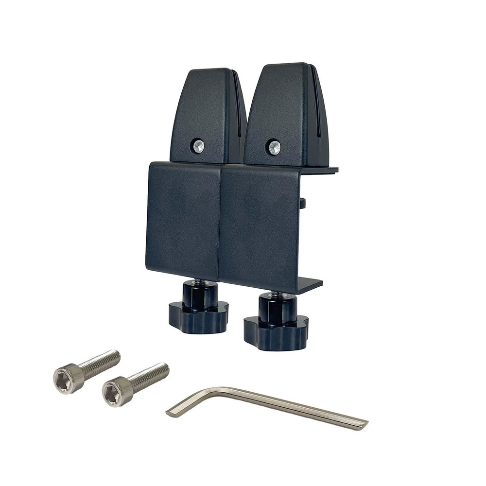 Desk Divider Clamp for 1/8 to 0.51 Inch Panel Adjustable Partition 2 Pack