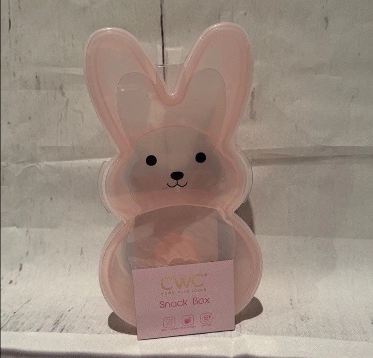 NWT Cook With Color Bunny Snack Box Container BUNDLE