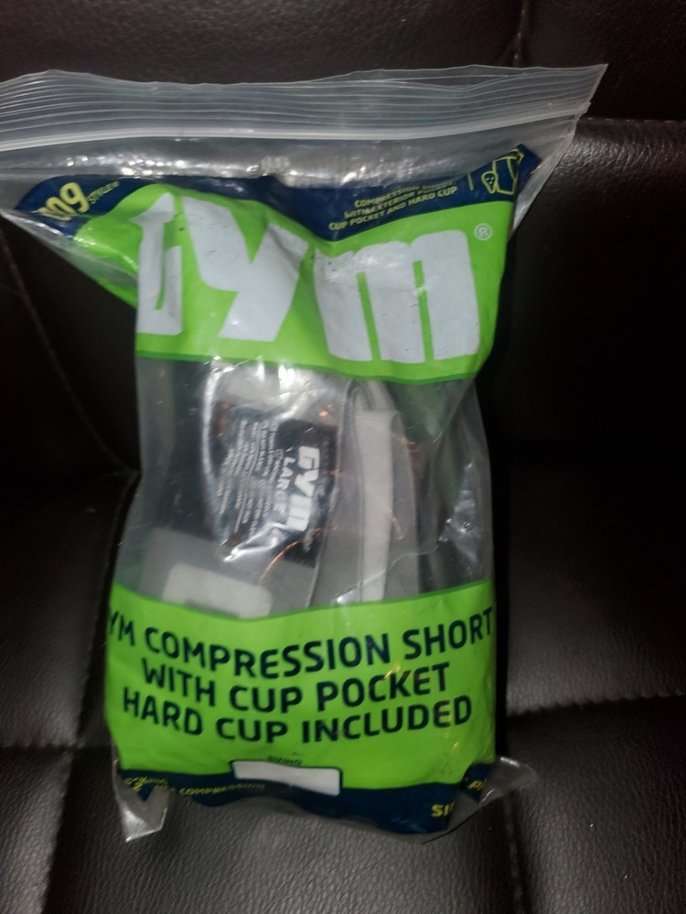 GYM Compression Short with Hard Cup Included Large