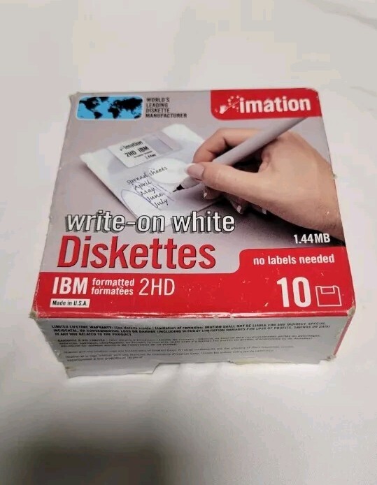 Imation Diskettes 1BM **(VINTAGE)**