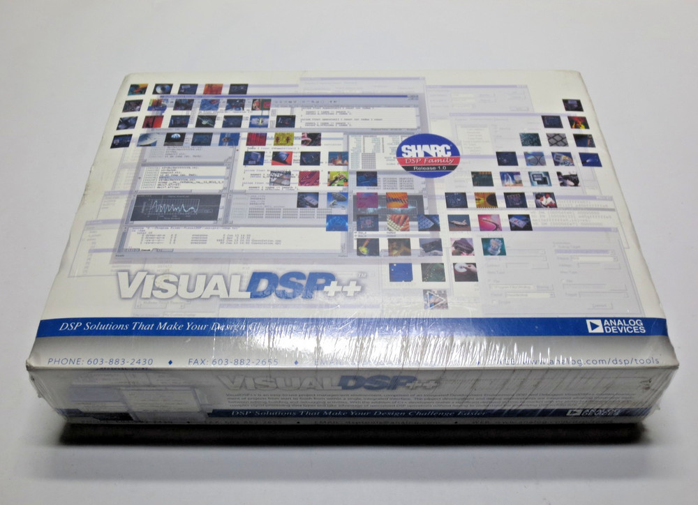 Analog Devices VDSP-SHARC-PC-FULL VisualDSP++ SHARC IDE Software - New Sealed