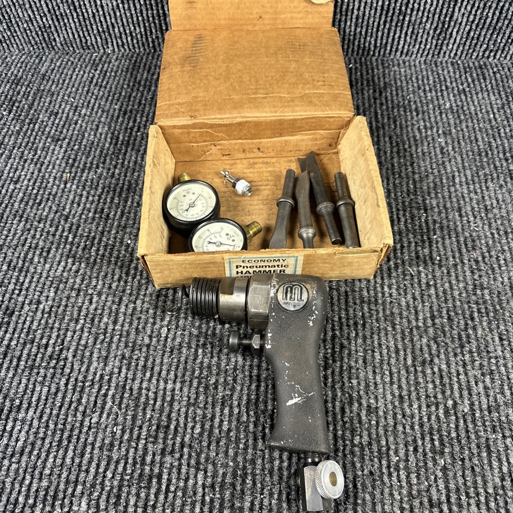 Marflow Pheumatic Hammer w/ 7 Attachments NOS