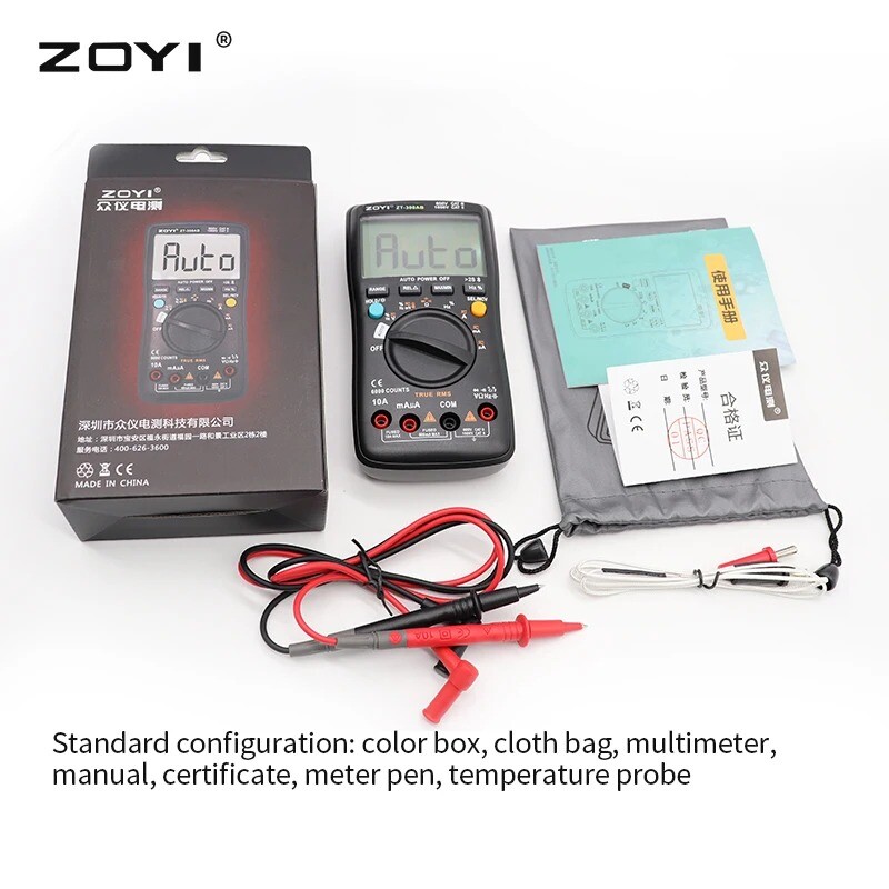 Wireless Digital Multimeter True RMS Manual/Auto Ranging 6000 Counts DMM Voltage