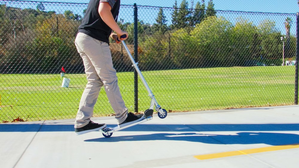 Kick Scooter Wheelie Bar Foldable Lightweight