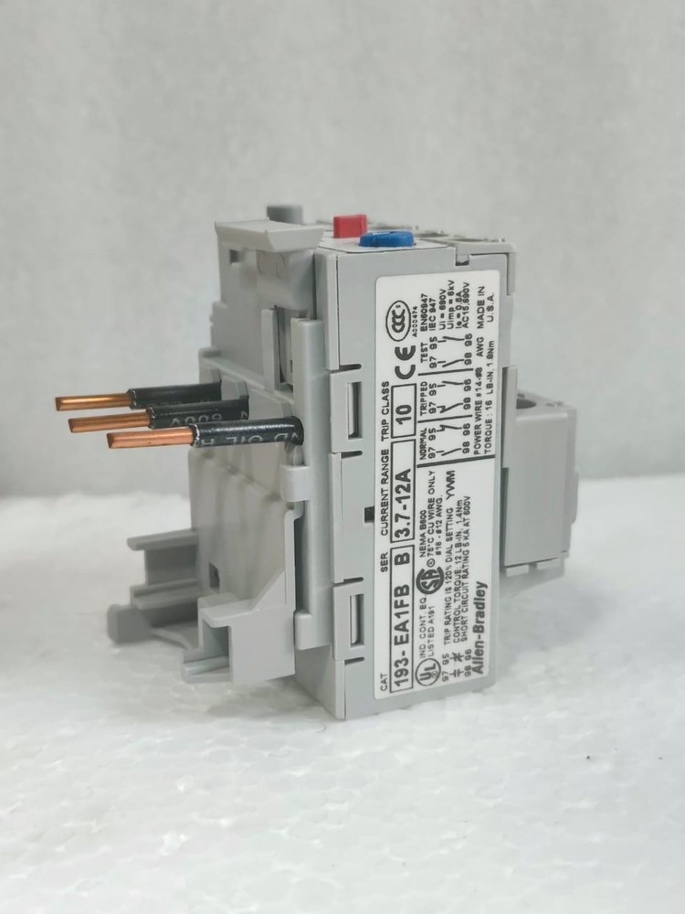 ALLEN BRADLEY 193-EA1FB OVERLOAD RELAY