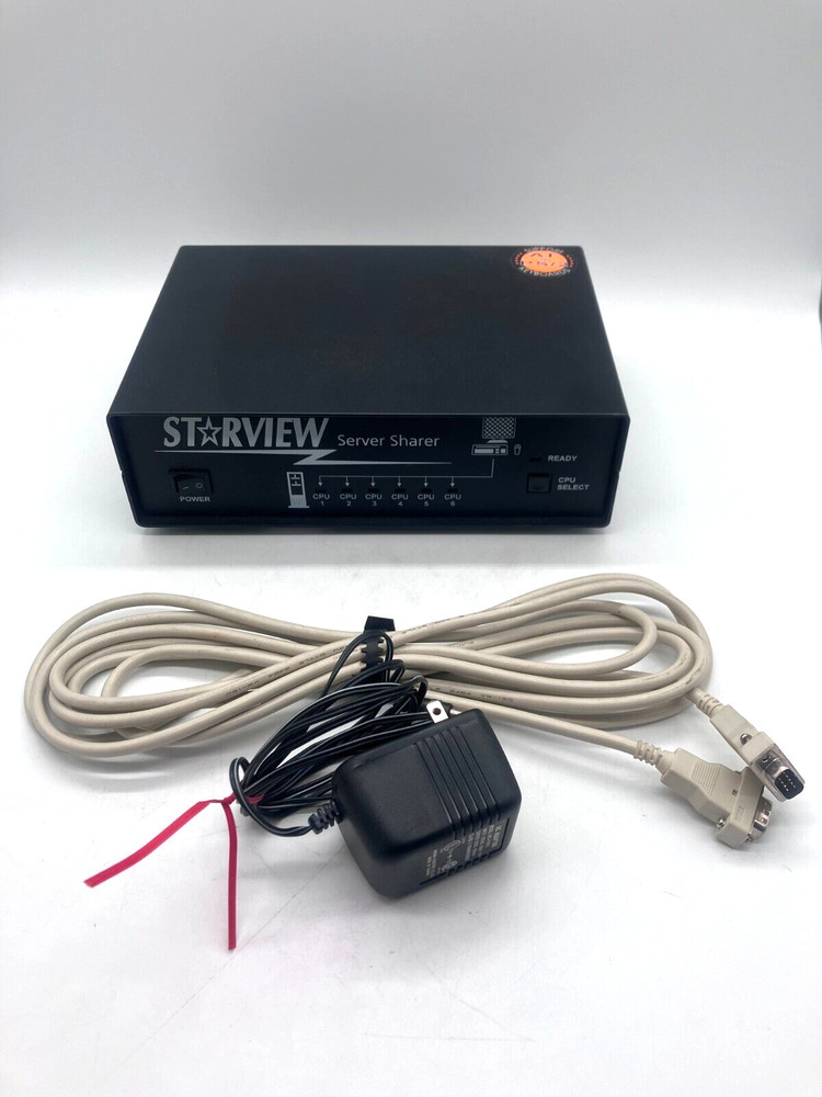 Starview Server Sharer 6 Port Personal Server Shaver Switch