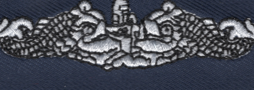 Silver Dolphins Rectangle Small Patch