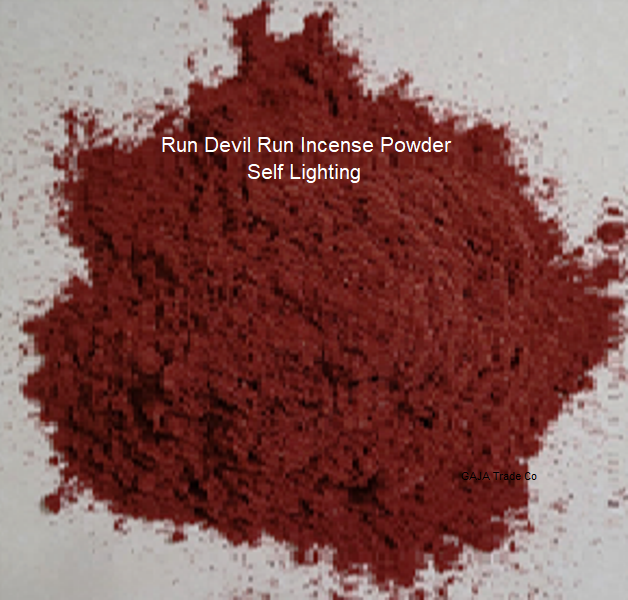 Run Devil Run 2oz Incense Self-Lighting Powder- Chase Evil Spirits Away (Sealed)