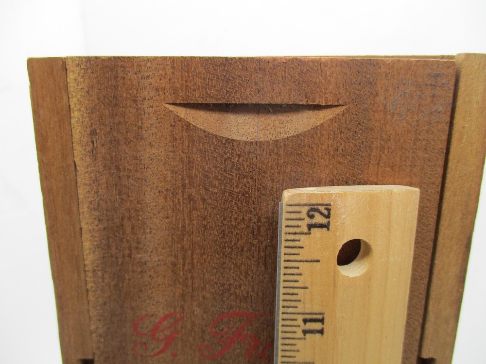 Champagne Fransac Cognac EMPTY Wood Presentation Box