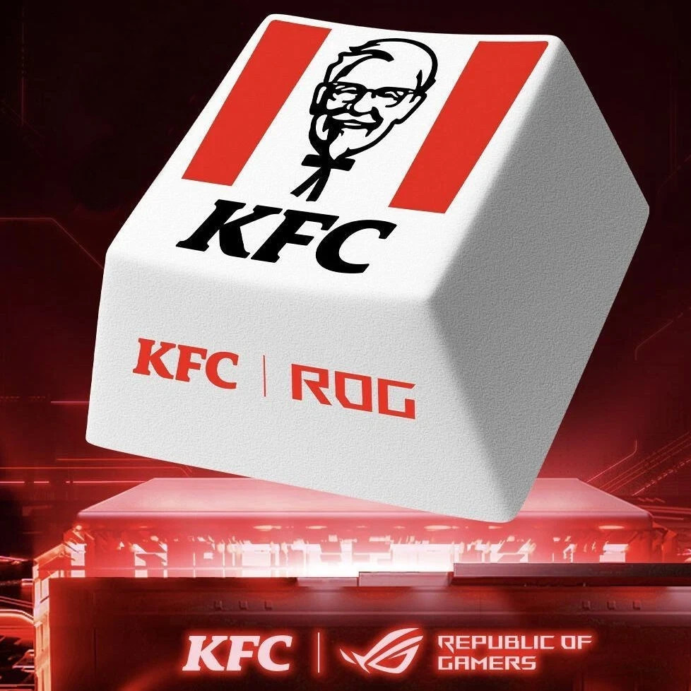 2025 KFC ROG Keyboard KeyCap Replace Completed Set 6 PCS NIP