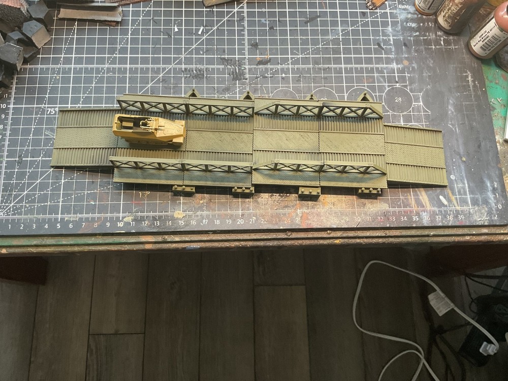 15mm Painted Pontoon Bridge
