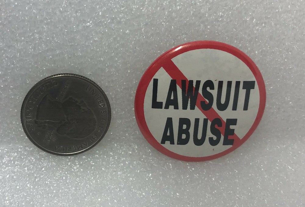 Lawsuit Abuse Pin
