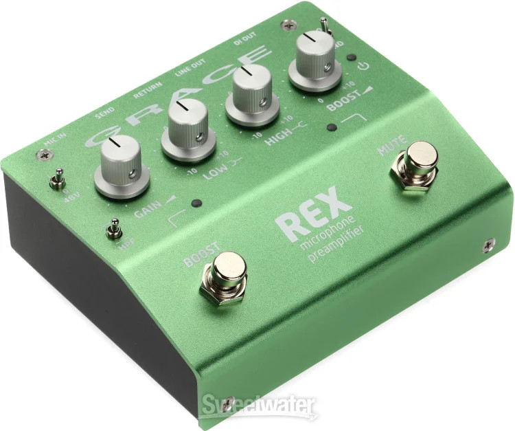 Grace Design REX Microphone Preamp Pedal with Boost