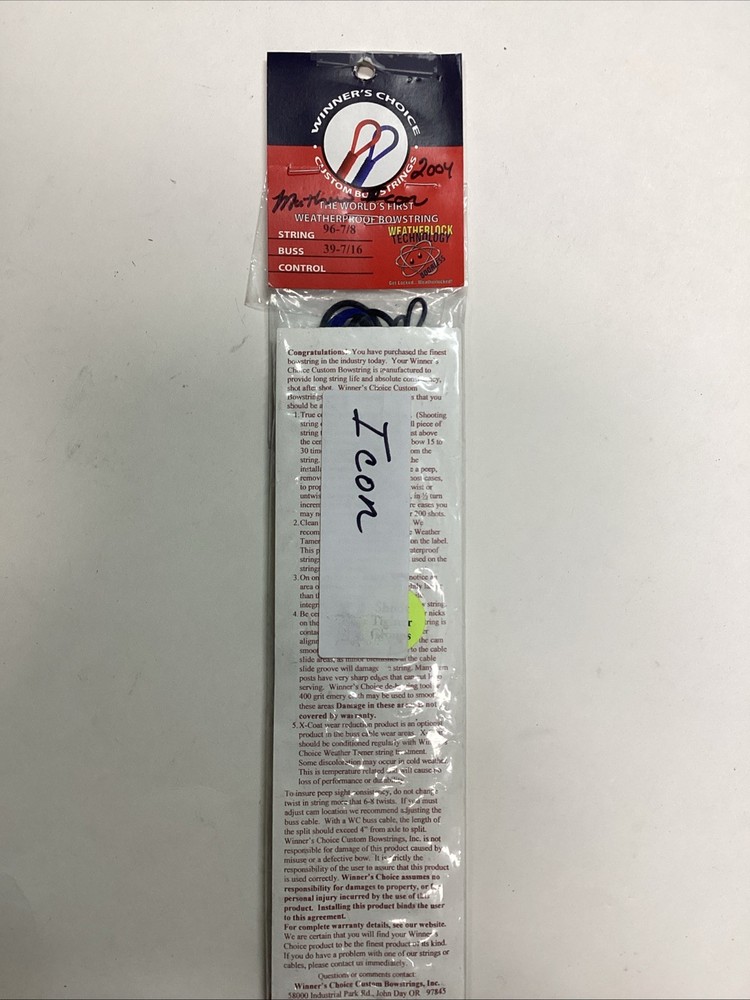 Mathews Icon Winners Choice String Set Black And Blue