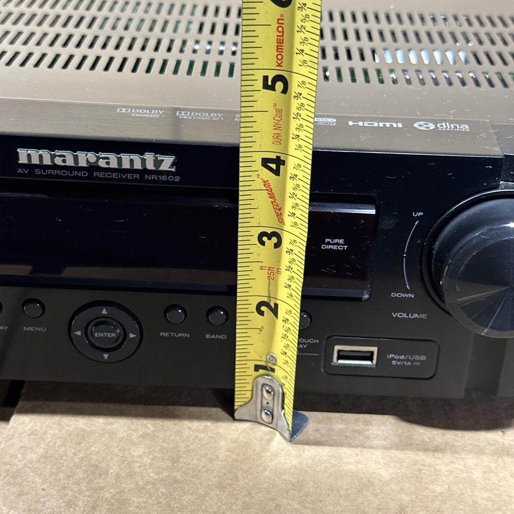 MARANTZ AV SURROUND RECEIVER NR1602 W/ CONTROL