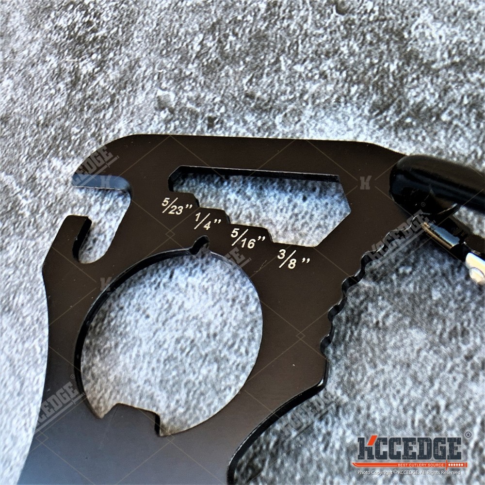 Multi-Tool Tactical Camping SPOON - FORK - CAN & BOTTLE OPENER - HEX WRENCH