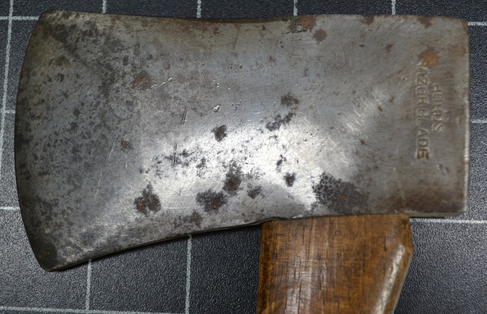 HURD'S RAZOR BLADE - CAMP HATCHET - ALL ORIGINAL
