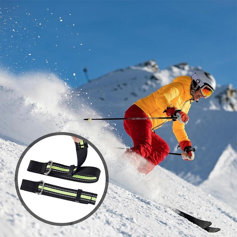 No Tool Required Skiing Strap for East Setups on Skiing Board Ski Binding Strap