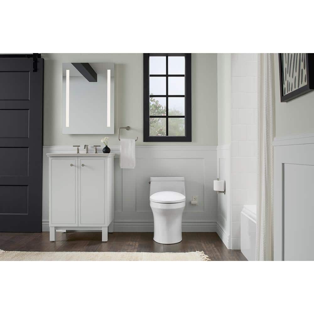 KOHLER 24 x 33 Rectangular Frameless Wall Mount LED Light Bathroom Vanity Mirror