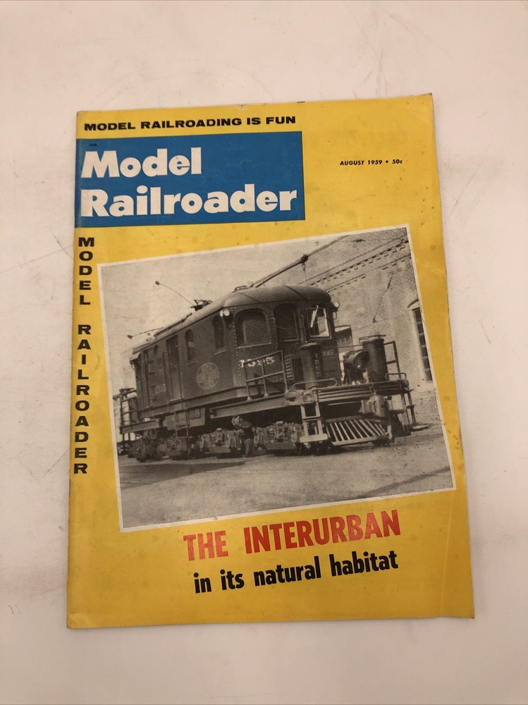 Model Railroader Magazine August 1959