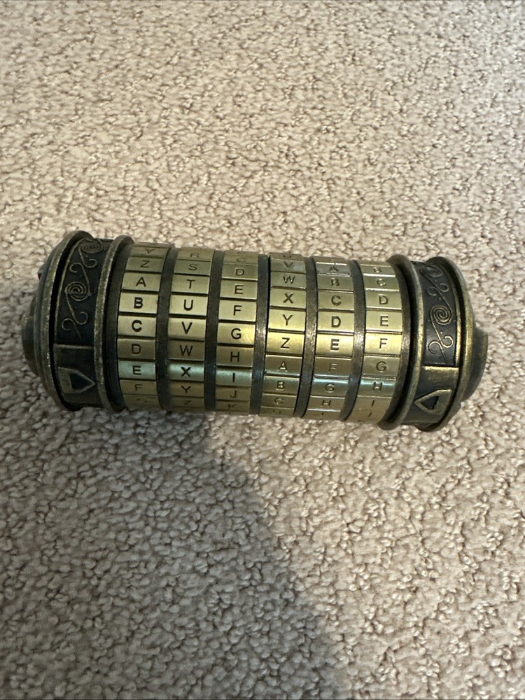 Cryptex Da Vinci Code Mini Cryptex Lock Puzzle Boxes with Hidden Compartments