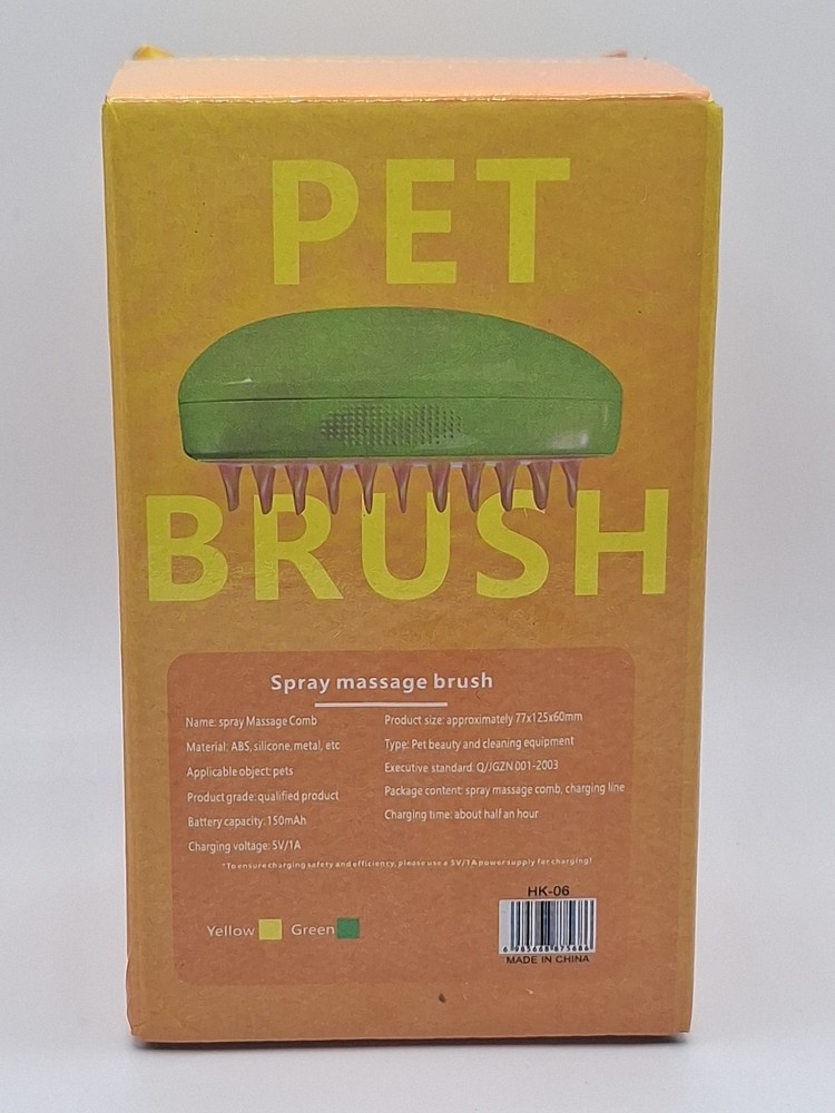 Pet Spray Massage Brush