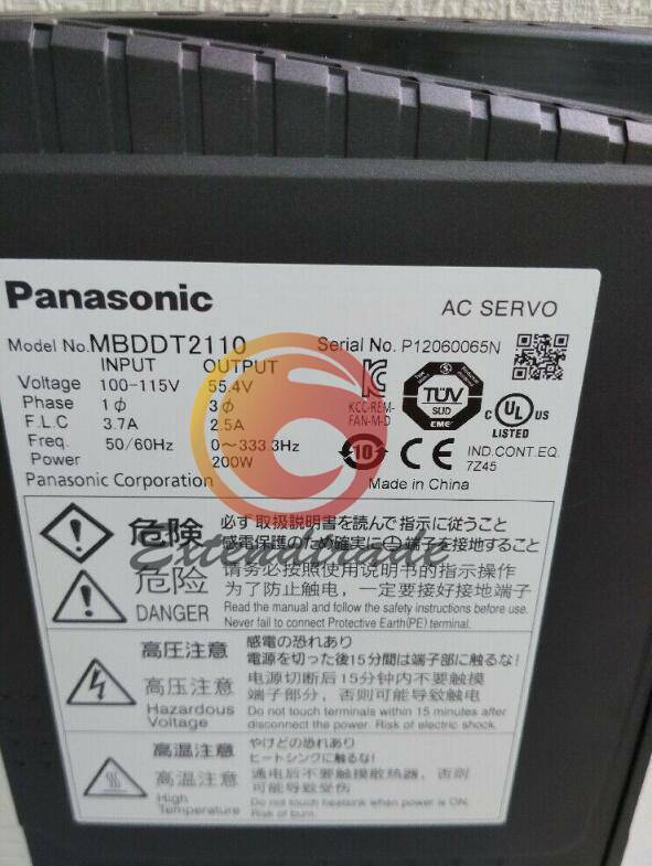 New 1PC Panasonic Servo drive MBDDT2110