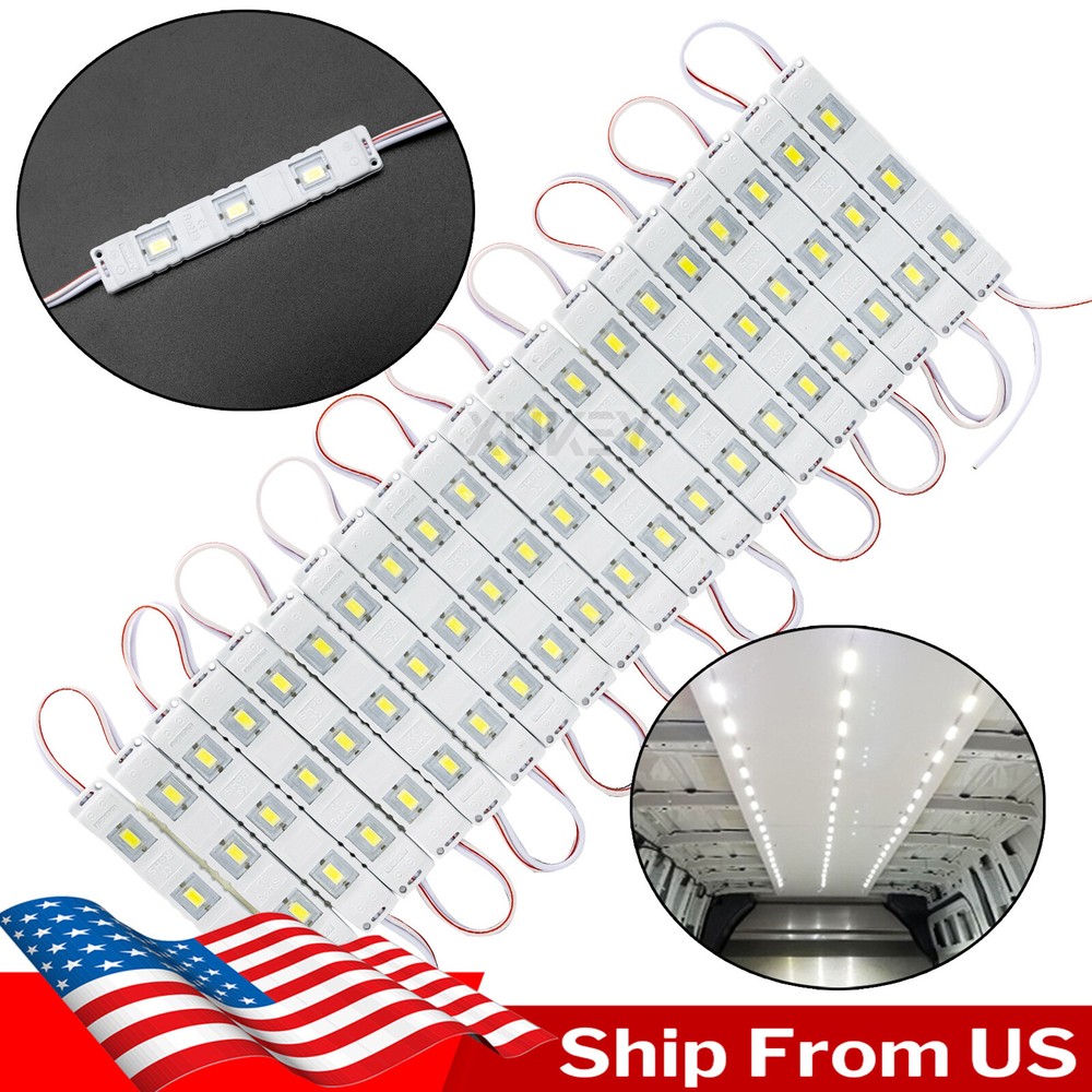 60 LED Interior Lights12V LED Interior Light Cargo Module Enclosed Trailer Van