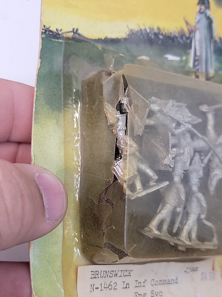 25mm Infantry Command Metal Miniatures Lot