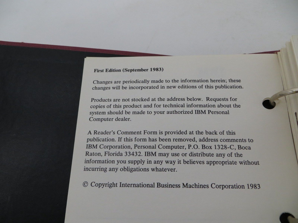 IBM Personal Computer Hardware Reference Library GUIDE TO OPERATIONS 1502292