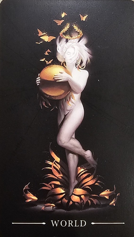 Black Tarot Deck