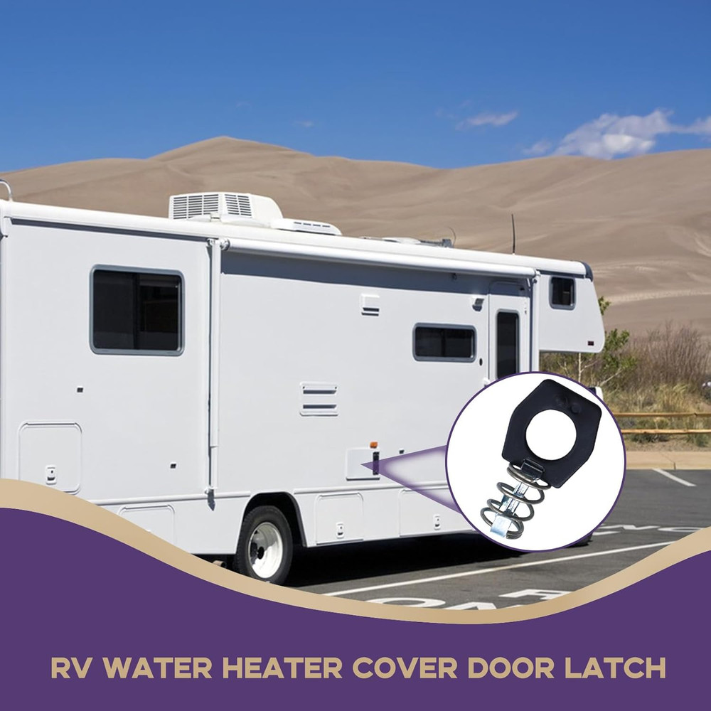 6 Pieces Water Heater Cam Lock, Metal Water Heater Door Latch, RV Camper Hot Wat