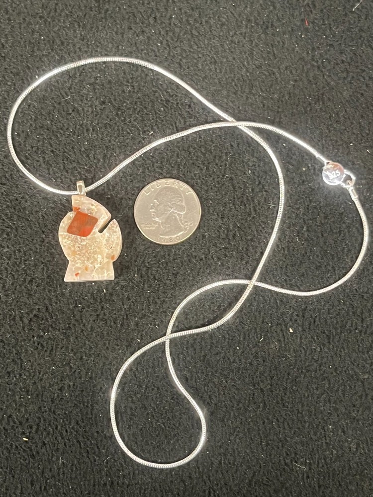 Pudding Stone Pendant Michigan shape