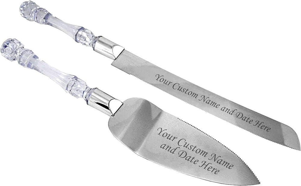 Hat Shark Personalized Wedding Anniversary Cake Knife and Server Set