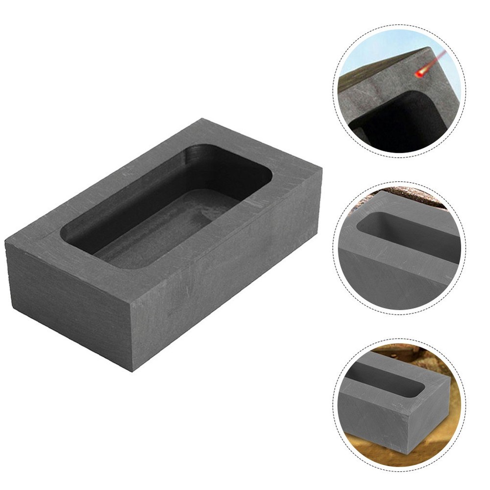 Gold Silver Graphite Mold Graphite Ingot Mold Casting Mold for Melting Casting