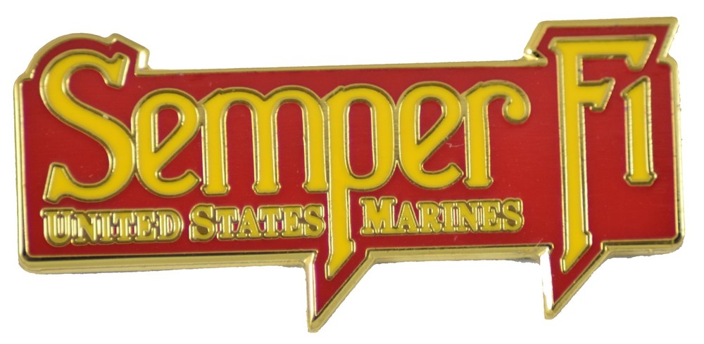 Semper Fi Strip Pin