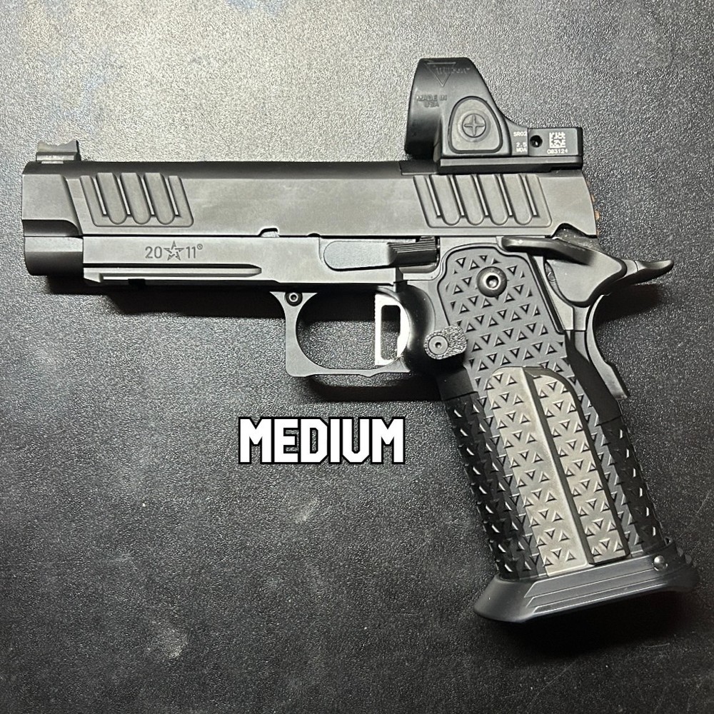 Magazine release button for 2011 and double stack 1911