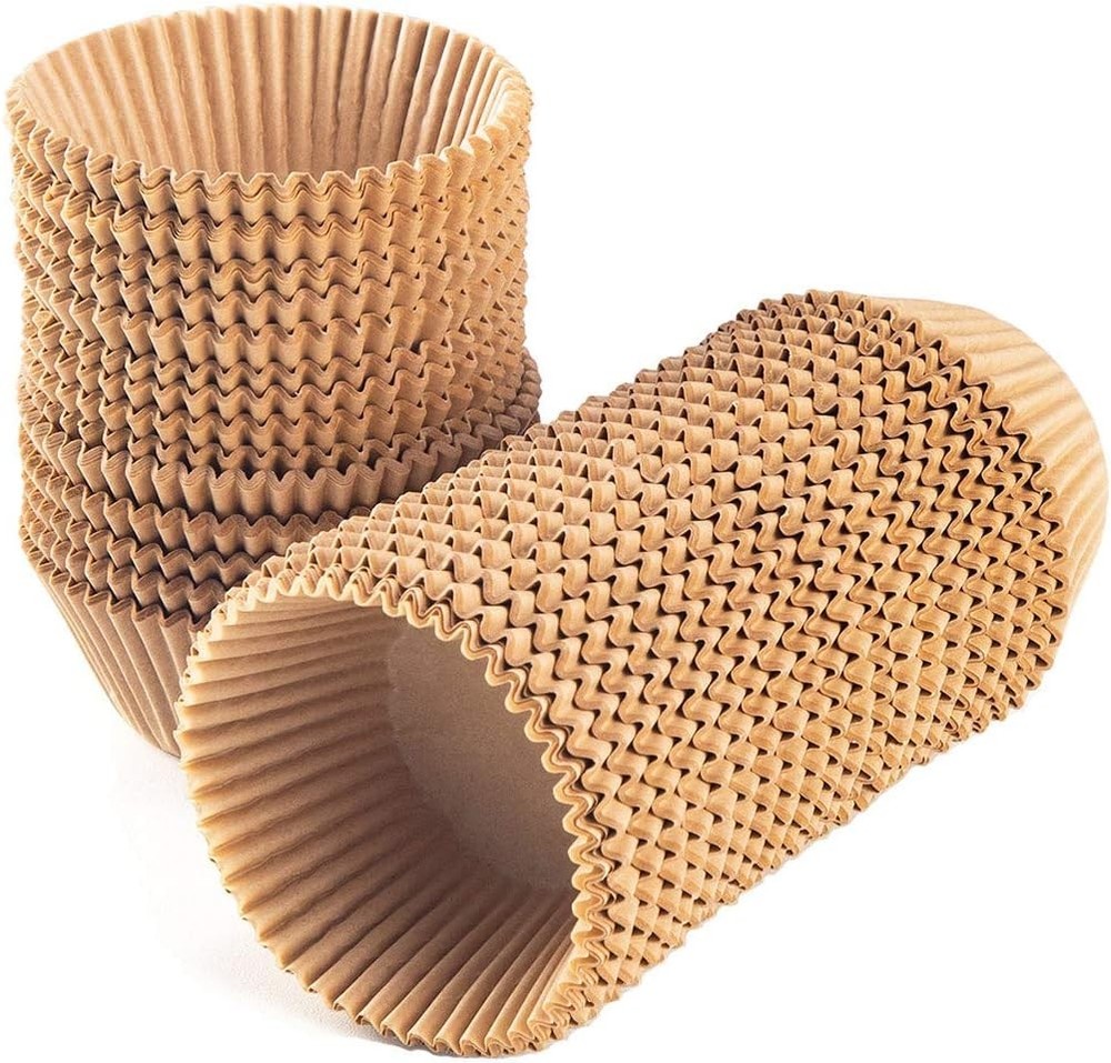 Caperci Standard Natural Cupcake Liners 500 Count, No Standard,