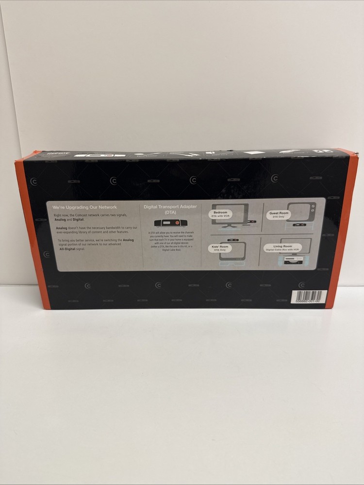 Comcast DCI105COM1 Digital Transport Adapter Self-Installation Kit Sealed Inside