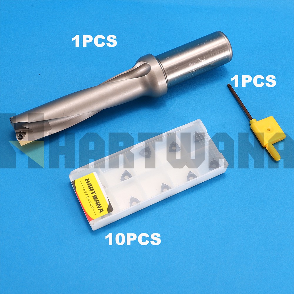 U Drill 22mm Indexable Carbide Drill Shank 25mm C25-4D22-91WC04 Drill Insert