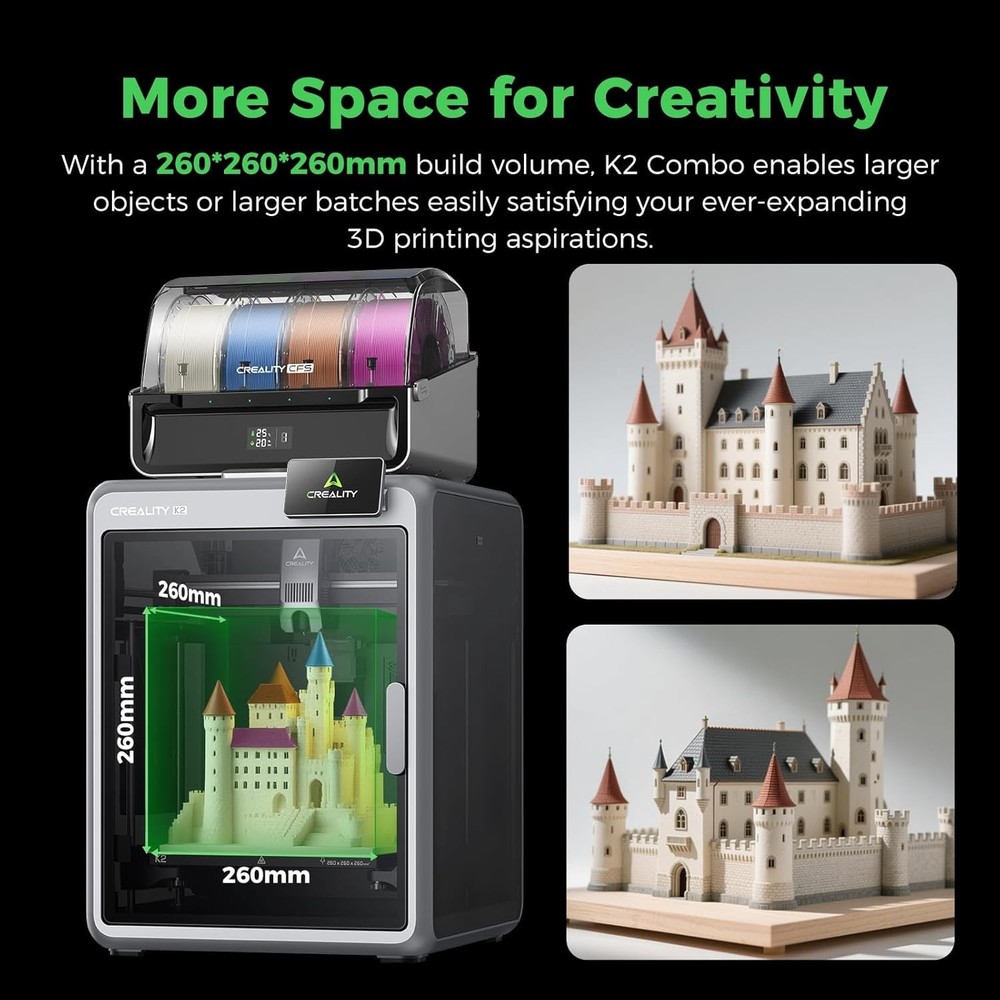Creality K2 Combo Multicolor 3D Printer With Extra 3*CFS