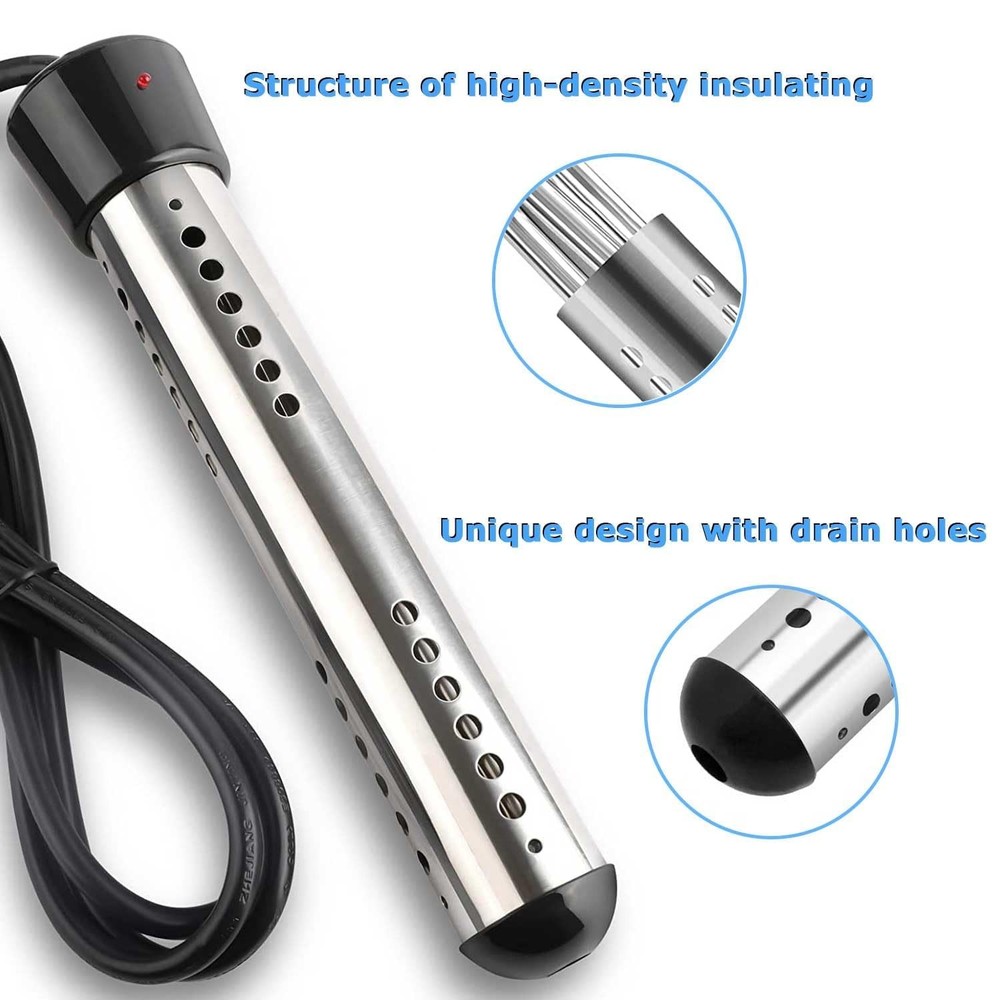 2000W Immersion Water Heater UL Listed,Portable Electric Water Heater