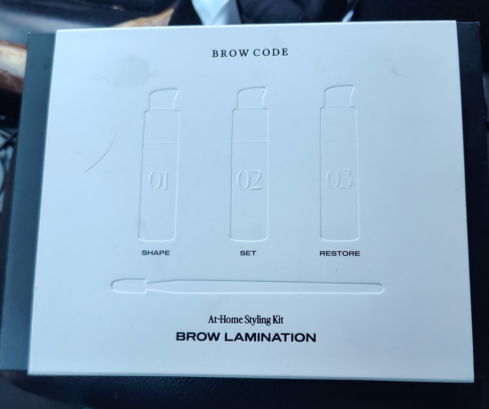 Brow Code At-Home Brow Lamination Styling Kit 3-Step Clear 5mL x3