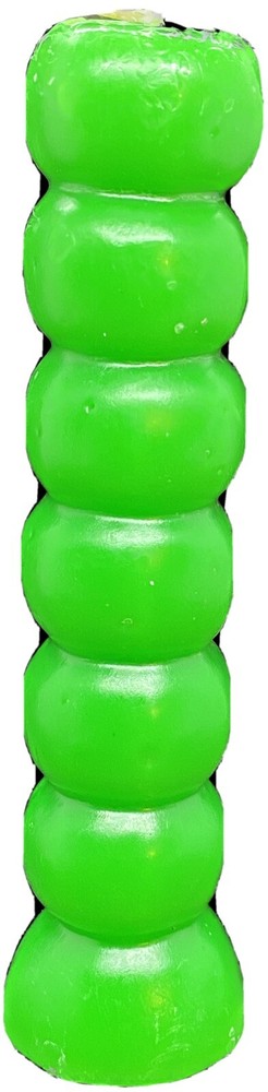 Green 7 Knob Candle