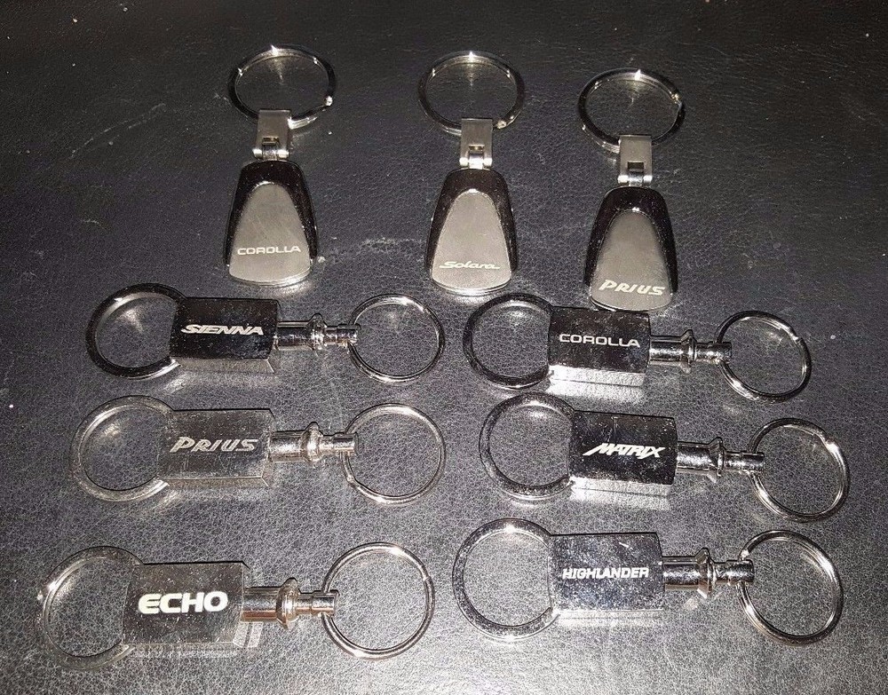 Assorted Automobile Car Dealership Key Chains