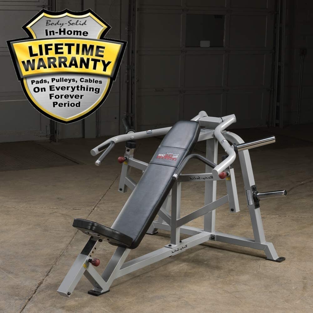 Body-Solid Leverage Incline Bench Press With Plate Holders - LVIP