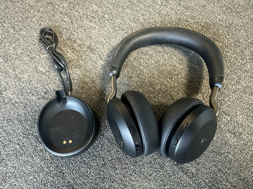JABRA Evolve2 75 Tested Working-No Dongle EXCELLENT CONDITION